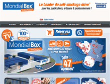 Tablet Screenshot of mondialbox.com
